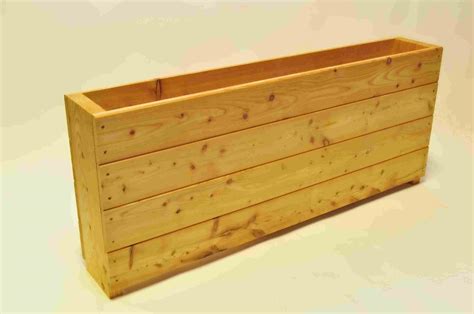 thin narrow planter box